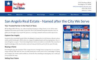 San Angelo Real Estate website