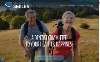 San Angelo Smiles website