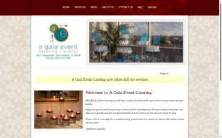 A Gala Event Catering & Events website
