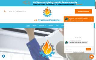 Air Dynamics Mechanical website