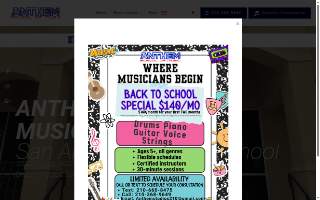 Anthem School Of Music website
