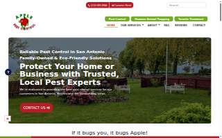 Apple Pest Control website