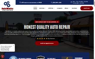 AutoWorks website