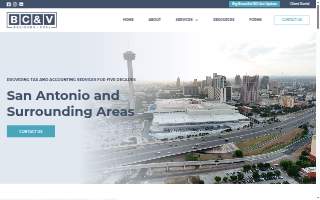 BC&V Advisors + CPAs (formerly: Adam Valdez CPA PLLC) website