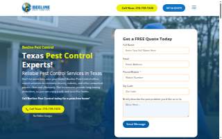 Beeline Pest Control | San Antonio, Texas website