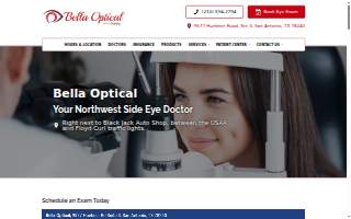 Bella Optical website