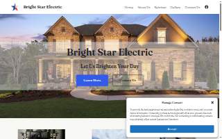 Bright Star Electric website