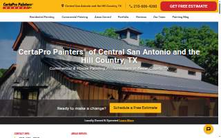 CertaPro Painters of Central San Antonio website