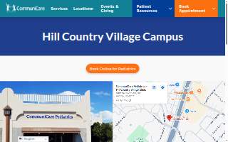 CommuniCare Pediatrics - Hill Country Village Clinic website