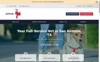 Community Pet Health Center website