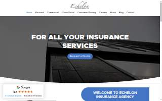 Echelon Insurance Agency website