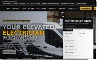 Elevate Electrical Solutions website