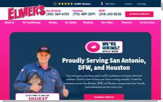 Elmer's Home Services website