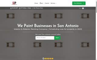 EP Painting Contractors website