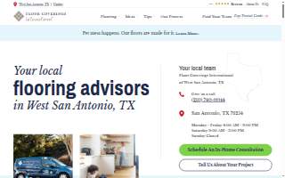 Floor Coverings International of San Antonio website