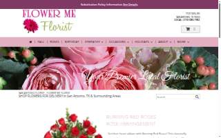 Flower Me Florist website