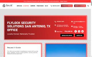 FlyLock Security Solutions of San Antonio website