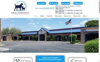 Great Northwest Animal Hospital website