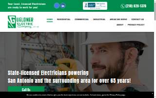 Gueldner Electric Co. website