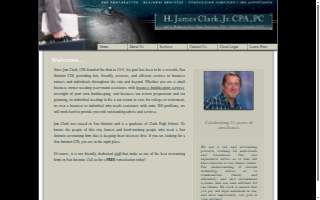 H. James Clark Jr. CPA, PC website