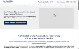 Hailey-Petty Law Firm, PLLC website
