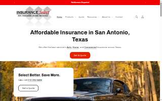 Insurance Select website