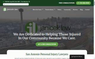 Janicek Law website