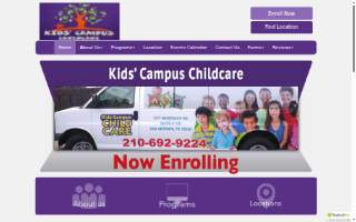Kids' Campus ChildCare website