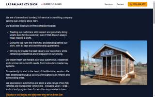 Las Palmas Key Shop website
