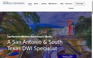 Law Offices Of George Scharmen website