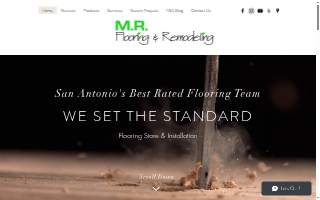 M.R. Flooring & Remodeling website