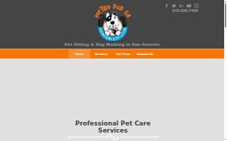 Metro Pup SA Dog Walking & Pet Sitting website