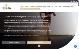 Mission Physical Rehabilitation and Sports Medicine website