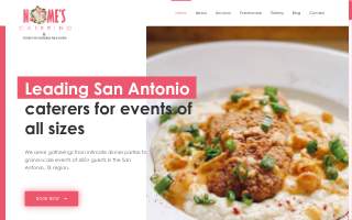 Nome's Catering and Event Planning Services website