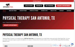 OPTIMUM PHYSIO Physical Therapy website