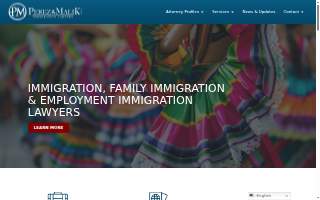 Perez & Malik, PLLC website