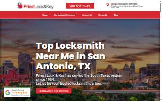 Priest Lock and Key website