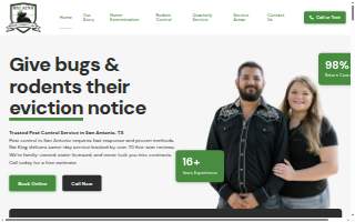 Rat King Pest Control website