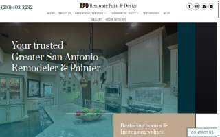 Renovate Paint and Design website