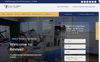Revival Performance Physical Therapy - San Antonio website