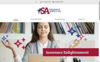 SA Insurance Agency, LLC website