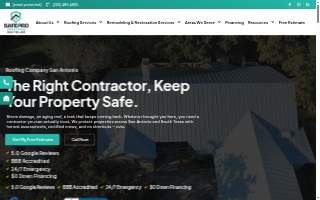 Safepro Roofing website