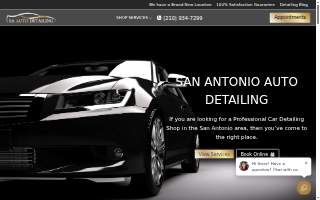 San Antonio Auto Detailing website