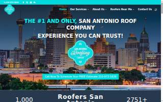 San Antonio Roof Company website
