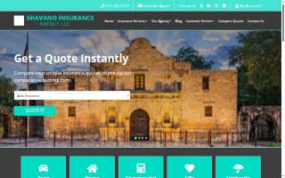 Shavano Insurance Agency website