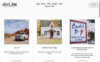 Skyline Insurance Agency website