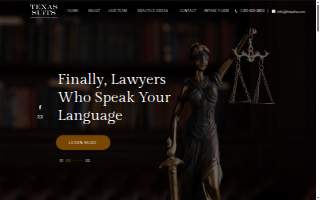 Texas Suits - Corporate & Courtroom Lawyers website