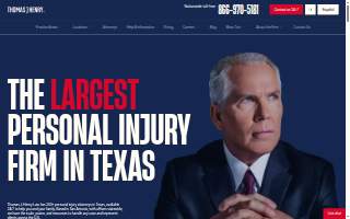 Thomas J. Henry Injury Attorneys website