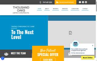 Thousand Oaks United Chiropractic website