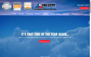 Tri-City A/C & Heating website